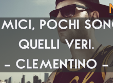 Frase di Clementino della canzone “La luce”
