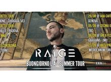 [Date Concerti] Buongiorno L.A. Summer Tour di Raige dal 14/08 al 23/09