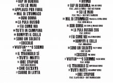 Fuori la tracklist di “Tradimento 10 anni” di Fabri Fibra