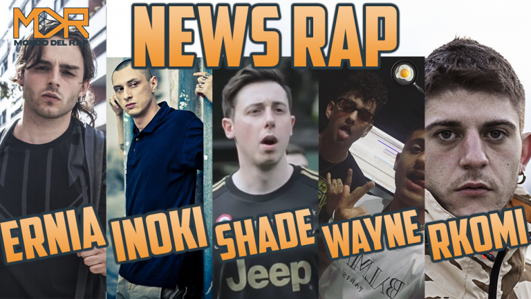 6 rapper che sono a lavoro attualmente Ernia - Inoki - Shade - Wayne - Rkomi - Nerone