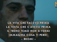 Frase di Rkomi della canzone “Mai più” – #CitazioniMDR