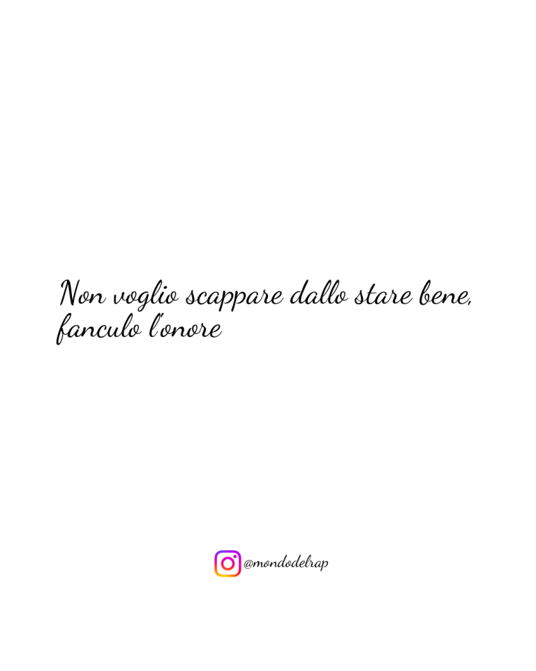 Citazione Mahmood Nei letti degli altri Non voglio scappare