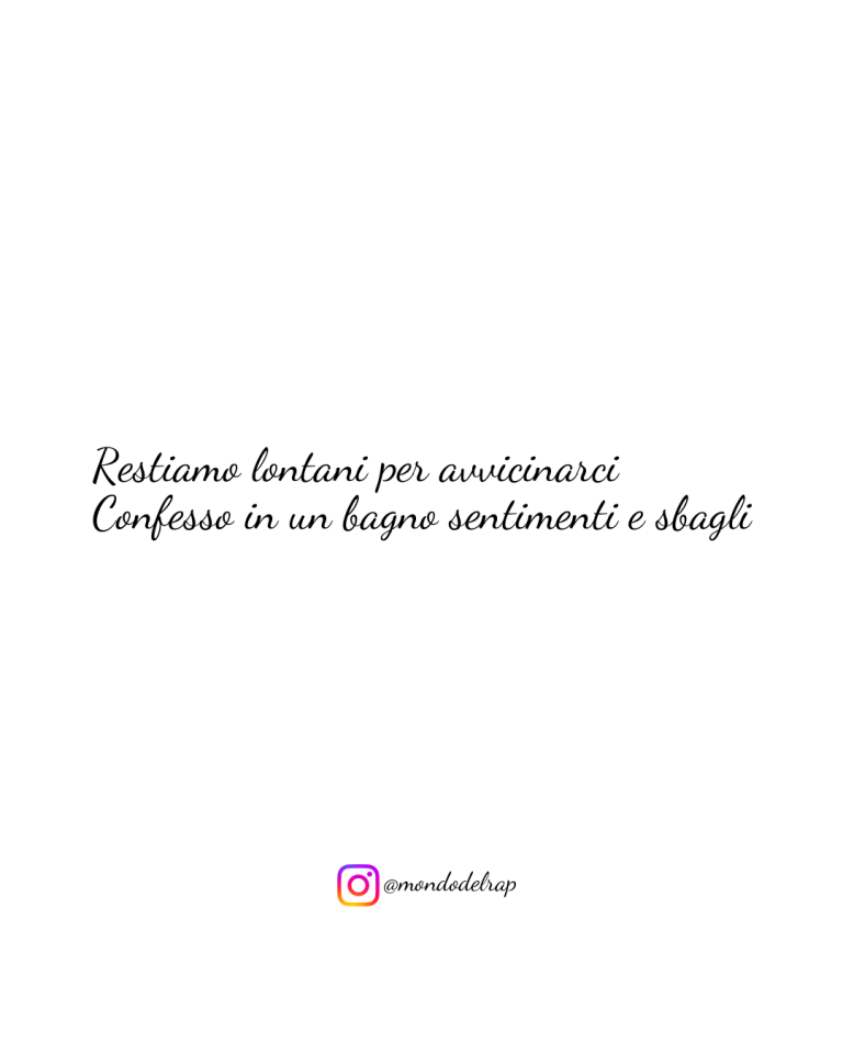 Citazione Mahmood Nei letti degli altri Restiamo lontani per