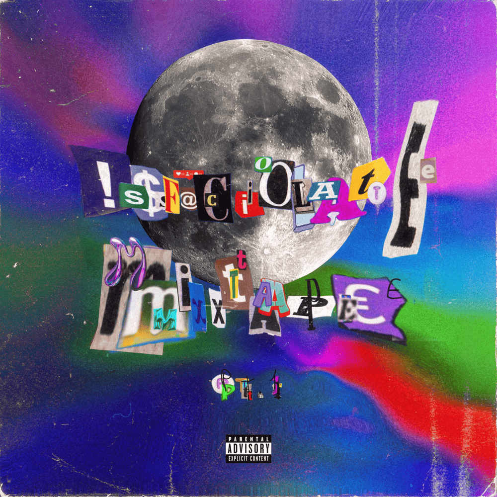 Cover dell'album 'sFaCioLaTe miXTape' di thasup, yungest Moonstar in cui &egrave; contenuta 'gRaZie A Dio'