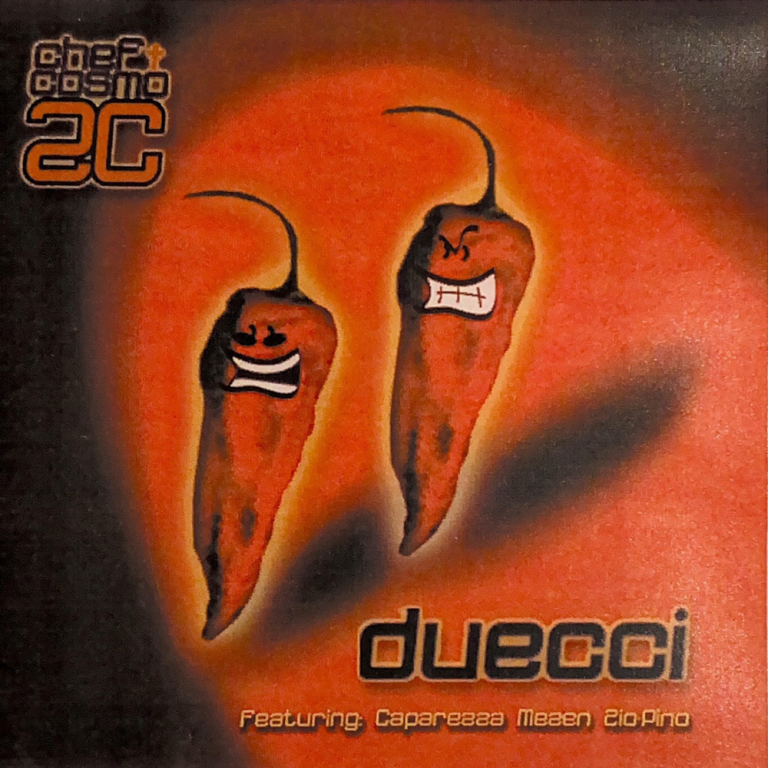 Cover dell'album 'Dueccì' di 2C (Chef+Cosmo)