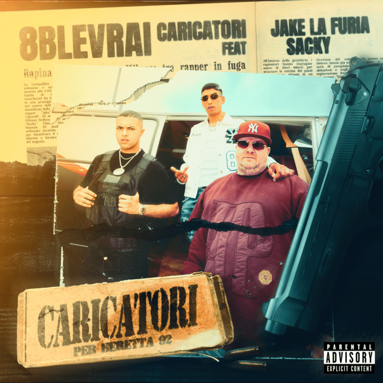 Cover della canzone 'Caricatori' di 8blevrai ft. Jake La Furia, Sacky