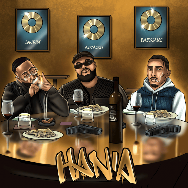 Cover della canzone 'Hania' di Accaoui, Baby Gang, Lacrim