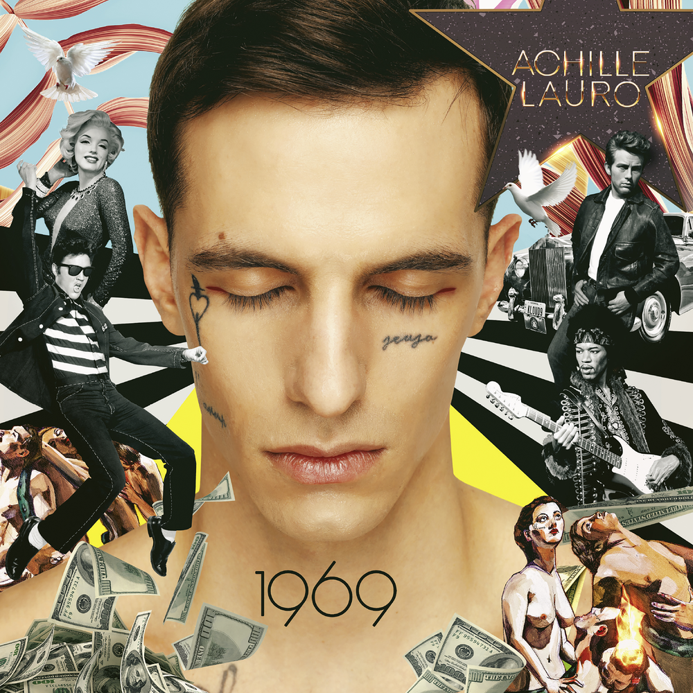 Cover dell'album '1969' di Achille Lauro