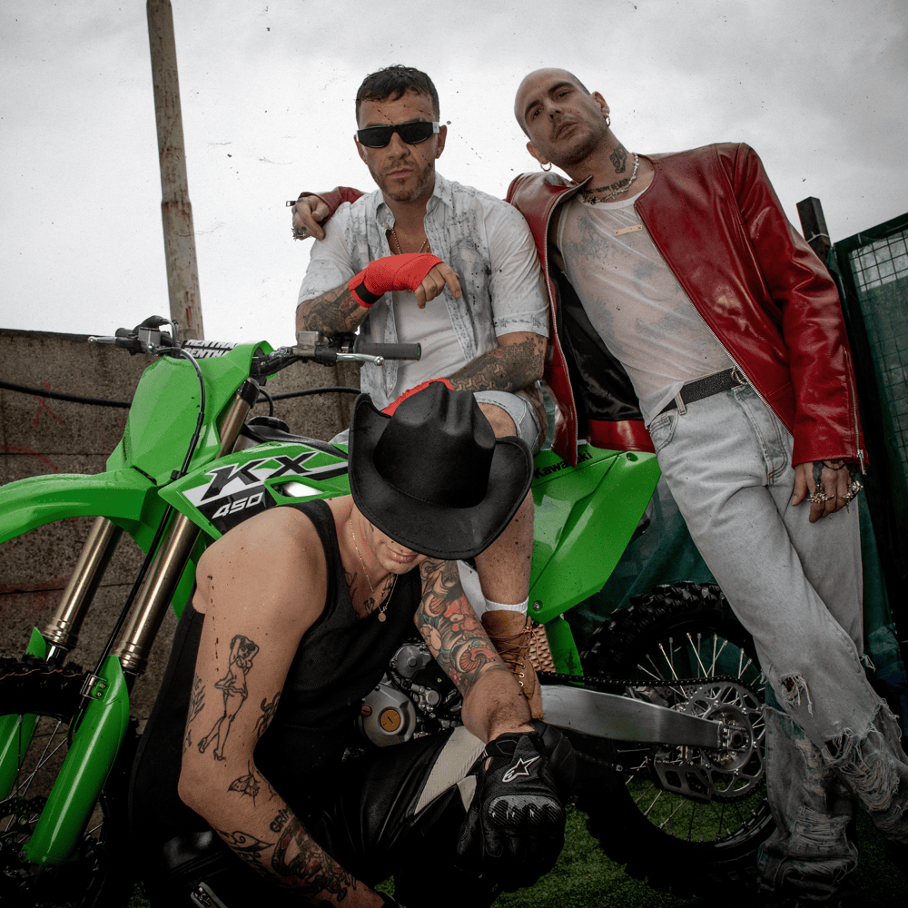 Cover della canzone 'Banda Kawasaki' di Achille Lauro ft. Gemitaiz, Salmo