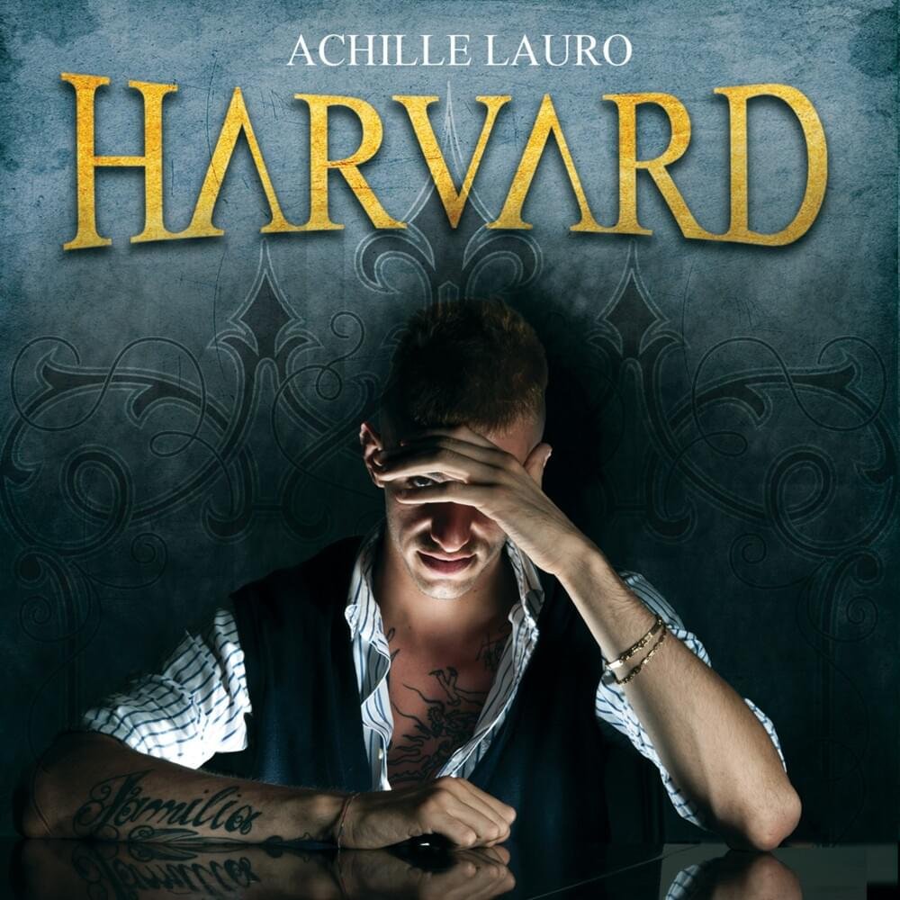 Cover dell'album 'Harvard' di Achille Lauro