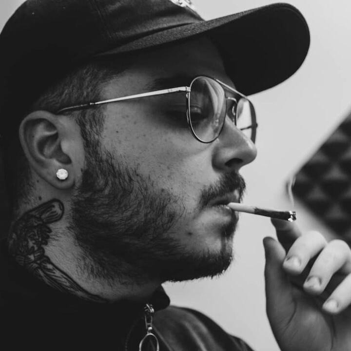 Foto di A.F. Frank, artista con ruolo nel rap italiano