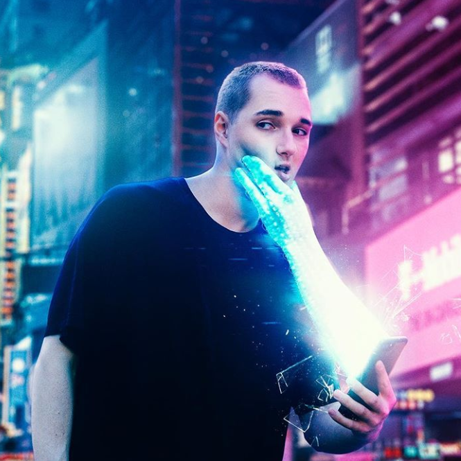 Foto di Alessandro Murdaca, artista con ruolo nel rap italiano