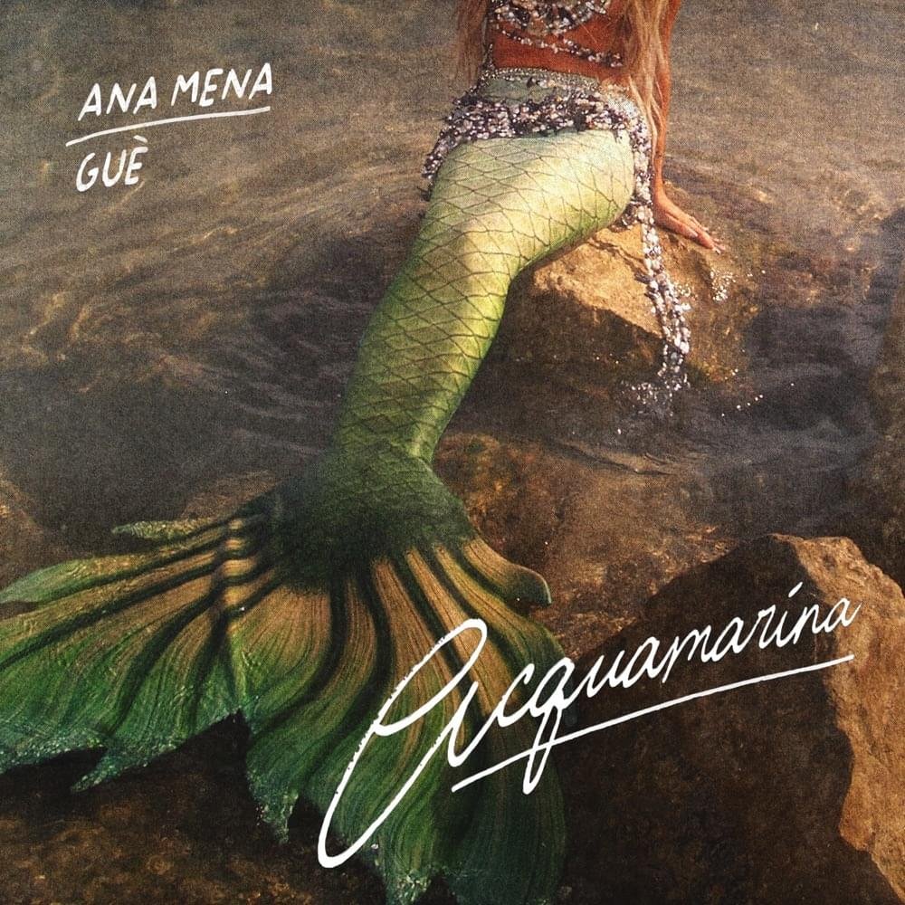 Cover della canzone 'Acquamarina' di Ana Mena, Guè