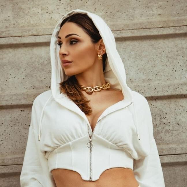 Foto di Anna Tatangelo, artista con ruolo nel rap italiano