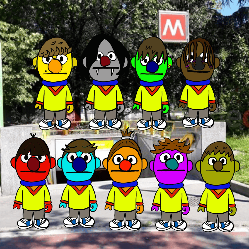 Cover della canzone 'Freestyle1' di Artie 5ive, Carbo Square, Osiris (ITA), Plug (ITA), Prxmxnny, Sexymoneyg, Tgn375