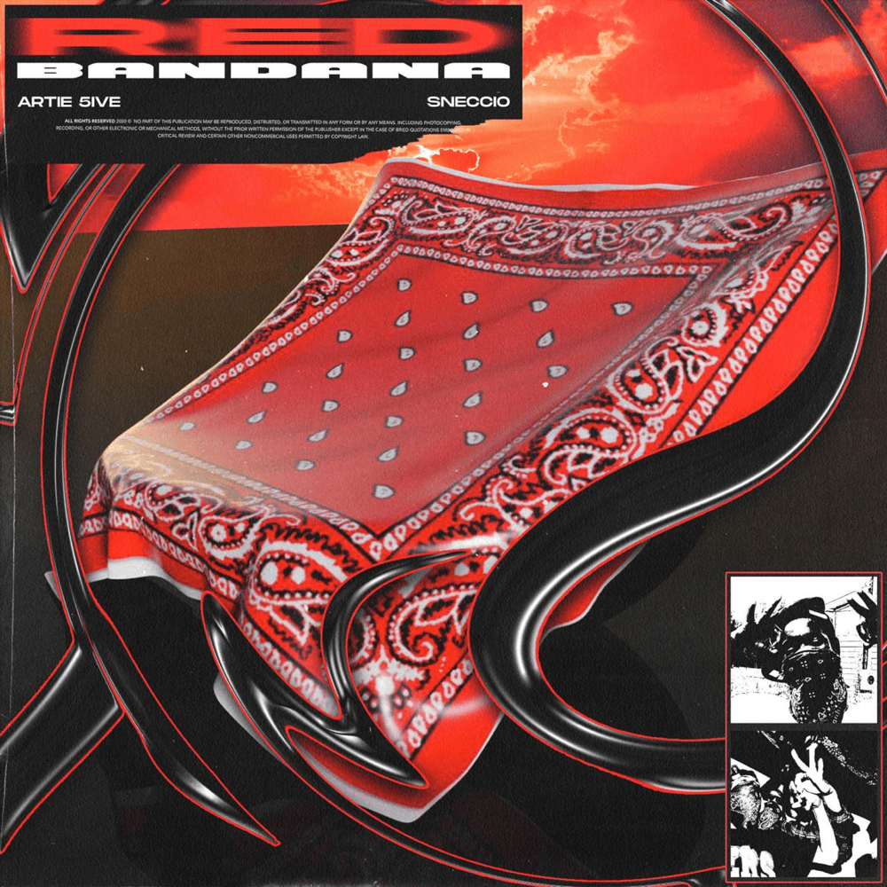 Cover della canzone 'Red Bandana' di Artie 5ive