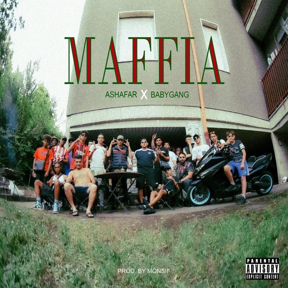 Cover della canzone 'Maffia' di Ashafar, Baby Gang