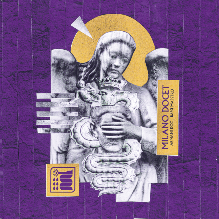 Cover dell'album 'MILANO DOCET' di Bassi Maestro, Armani Doc