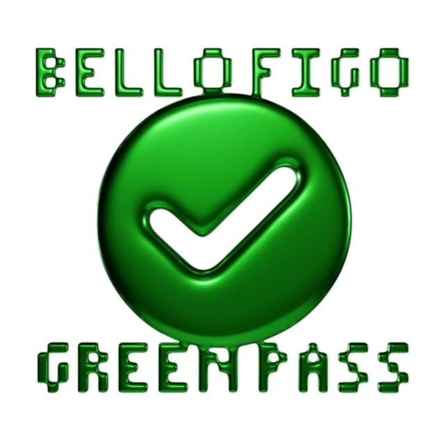 Cover della canzone 'Green Pass' di Bello Figo