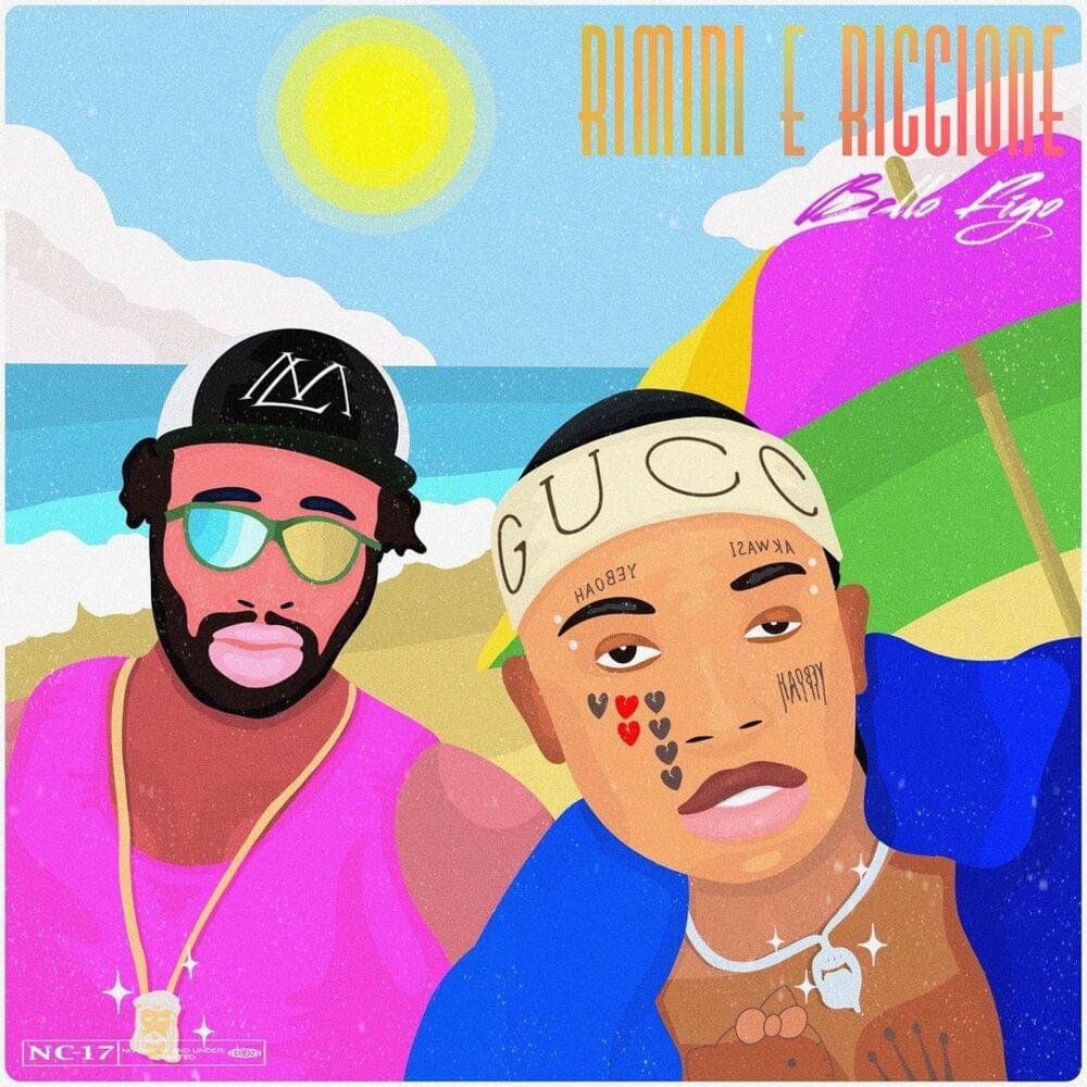 Cover della canzone 'Rimini e Riccione (Non paghiamo un cazzo a Riccione)' di Bello Figo ft. The GynoZz