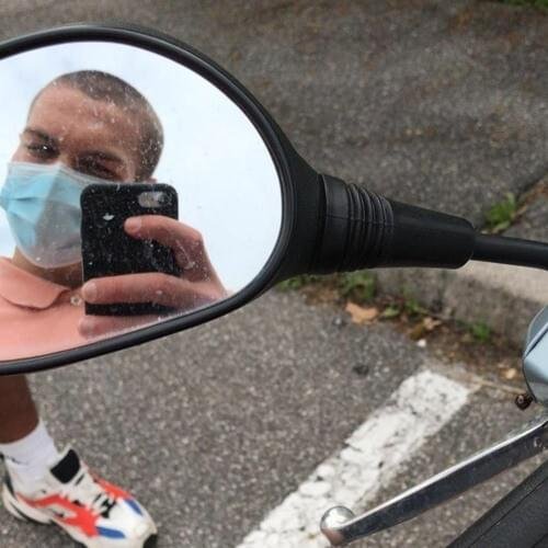 Cover dell'album 'QUARANTINE PARANOID EP' di BLANCO