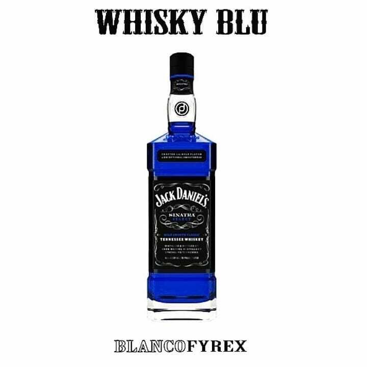 Cover della canzone 'Whisky Blu' di BLANCO