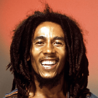 Foto di Bob Marley, artista con ruolo nel rap italiano
