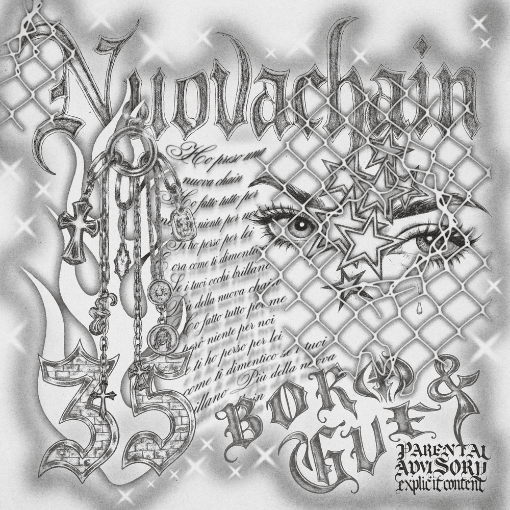 Cover della canzone 'Nuova Chain' di Boro ft. Guè