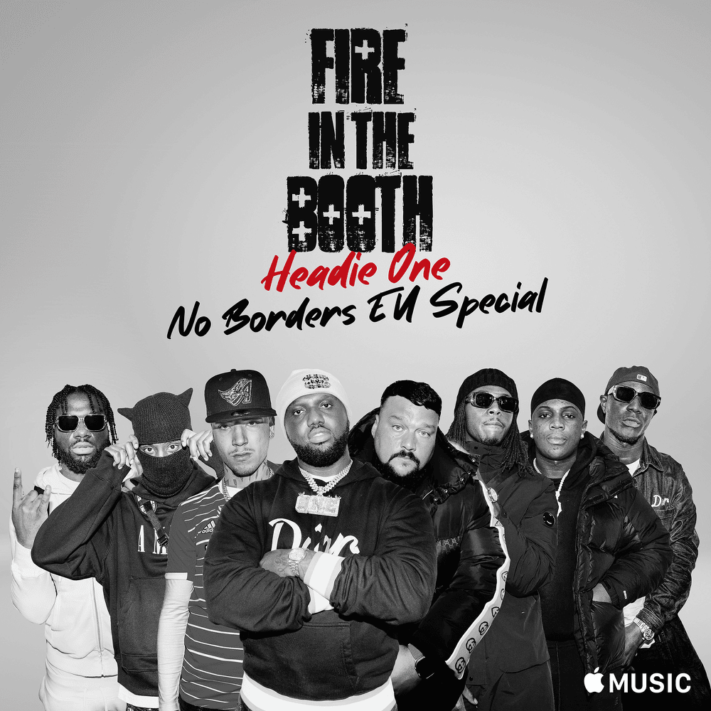 Cover della canzone 'Fire in the Booth “No Borders” Special' di Charlie Sloth, Headie One ft. Chivv, Dezzie, Koba LaD, Pajel, Shiva, Yasin