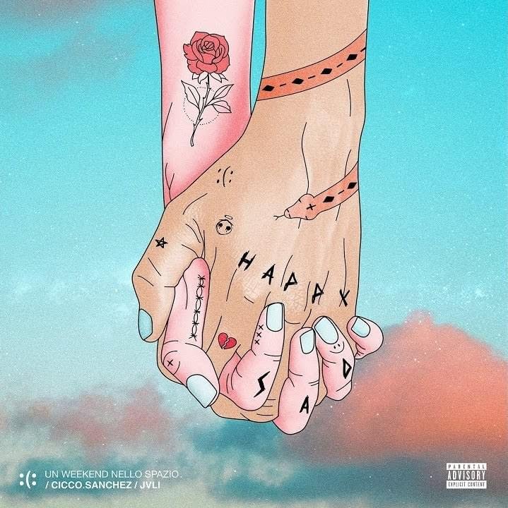 Cover della canzone 'Un weekend nello spazio' di Cicco Sanchez