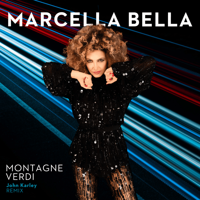 Cover della canzone 'Montagne verdi - John Karley Remix' di Danti, Marcella Bella
