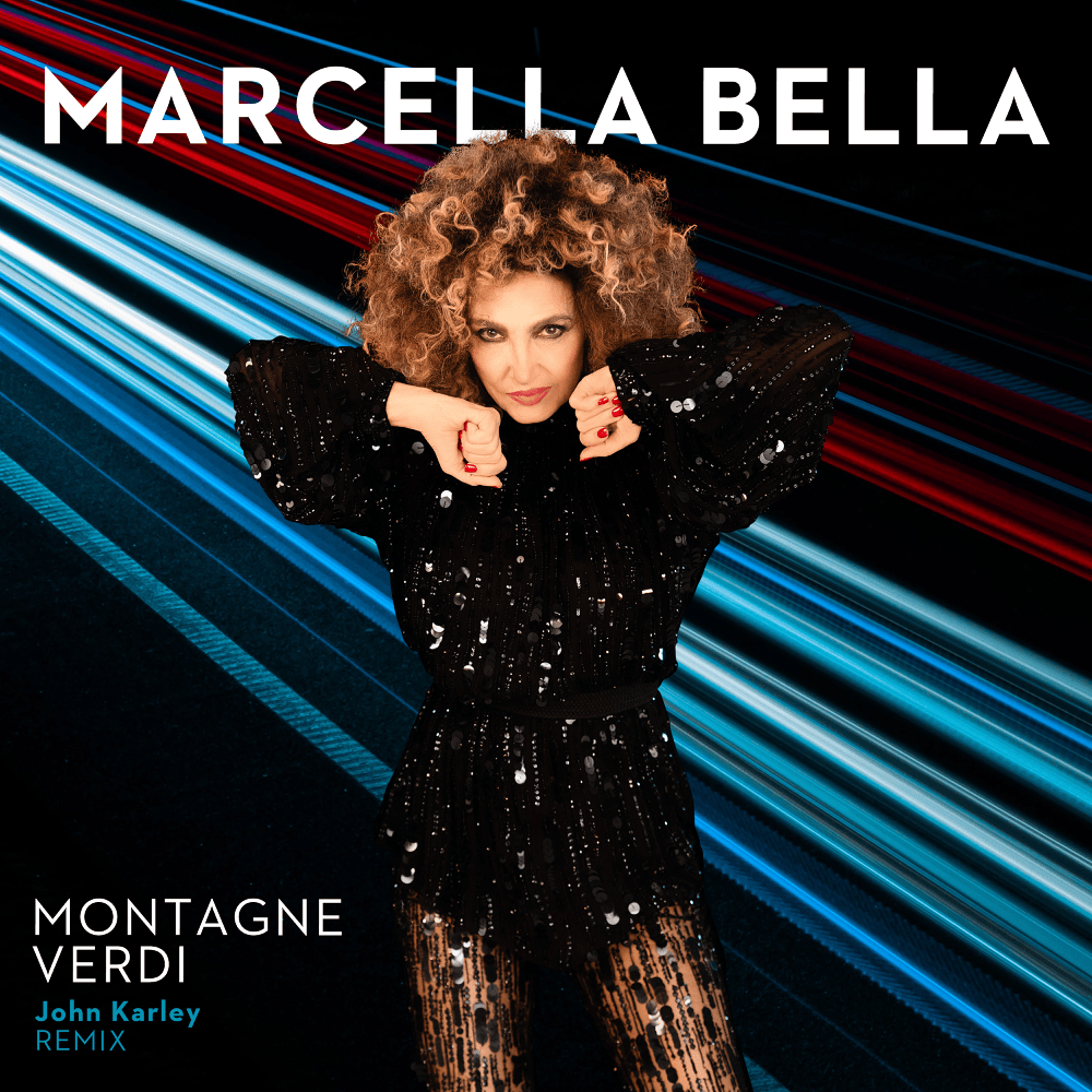 Cover della canzone 'Montagne verdi - John Karley Remix' di Danti, Marcella Bella