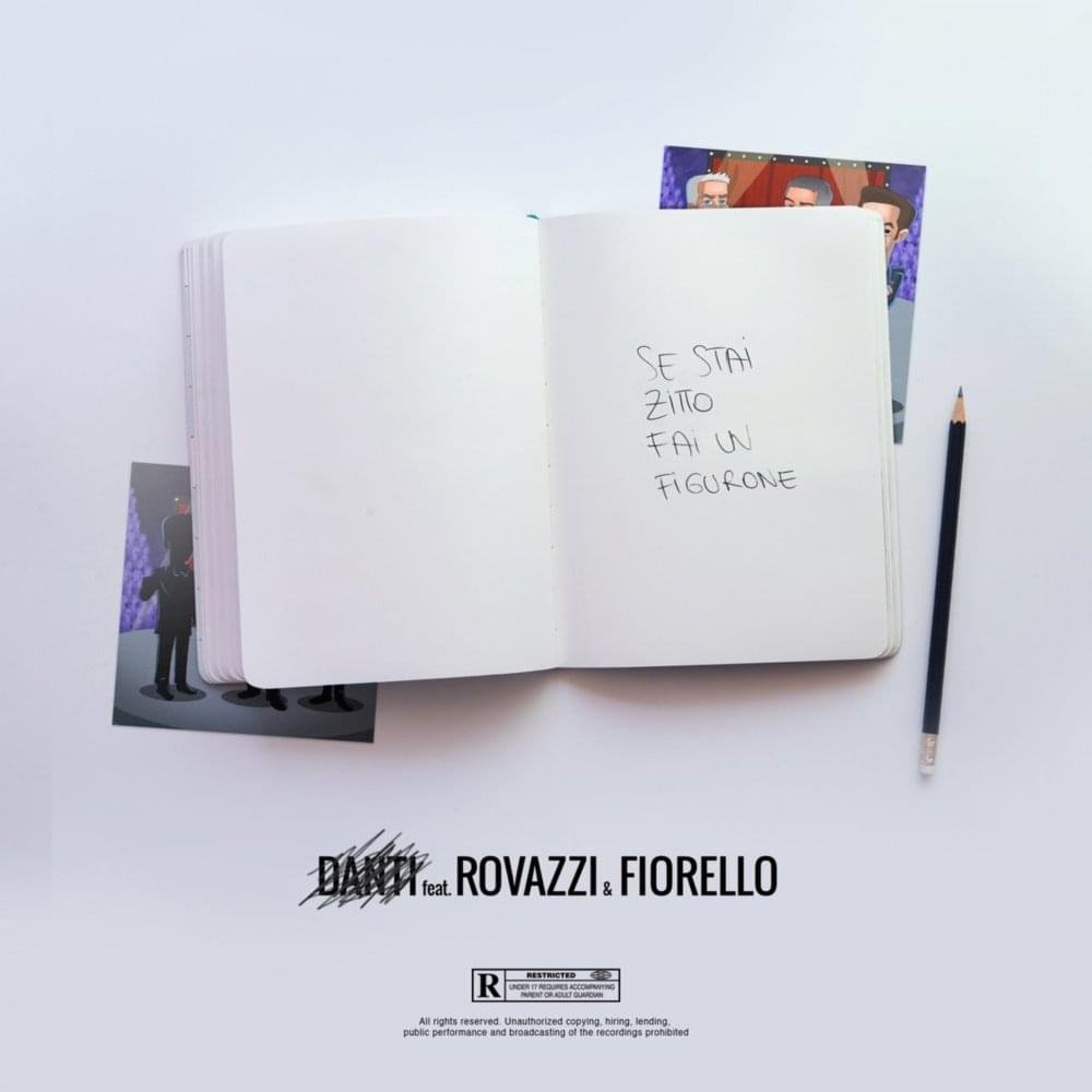Cover della canzone 'Se stai zitto fai un figurone' di Danti ft. Fabio Rovazzi, Fiorello