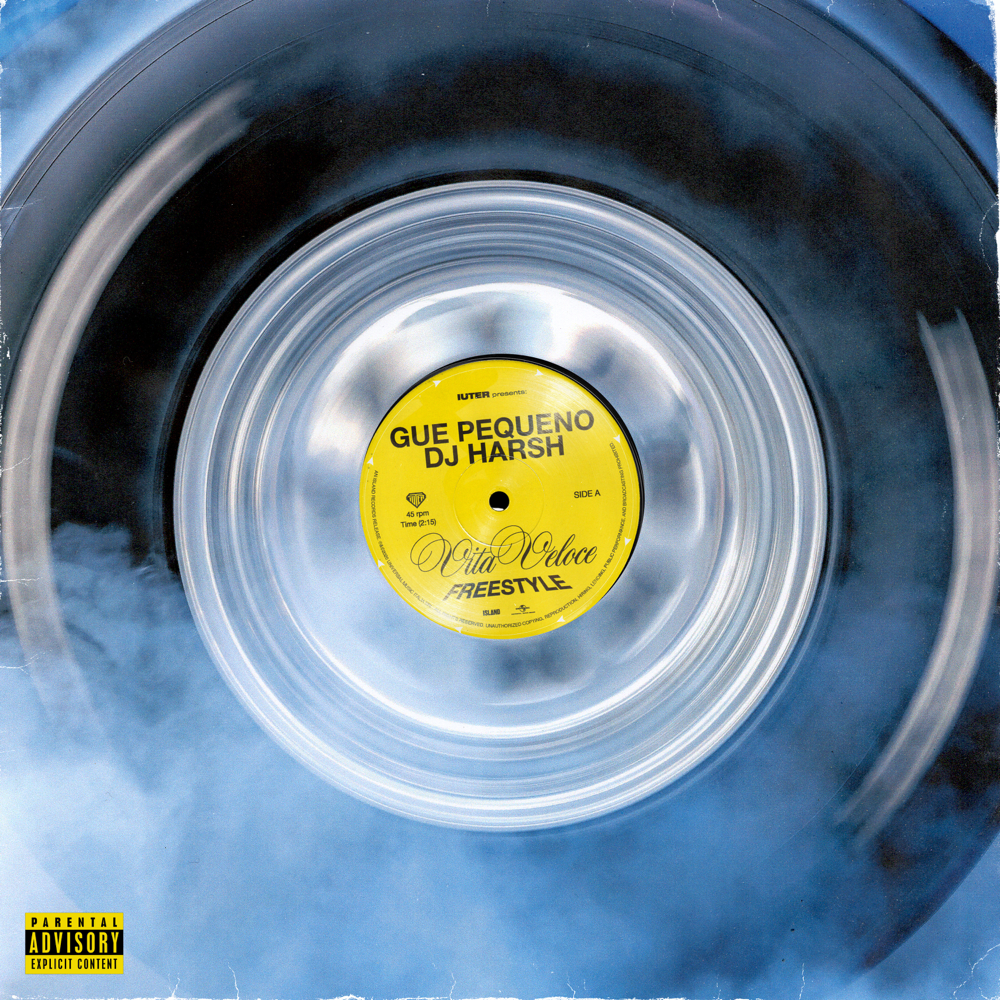 Cover della canzone 'Vita Veloce Freestyle' di DJ Harsh, Guè