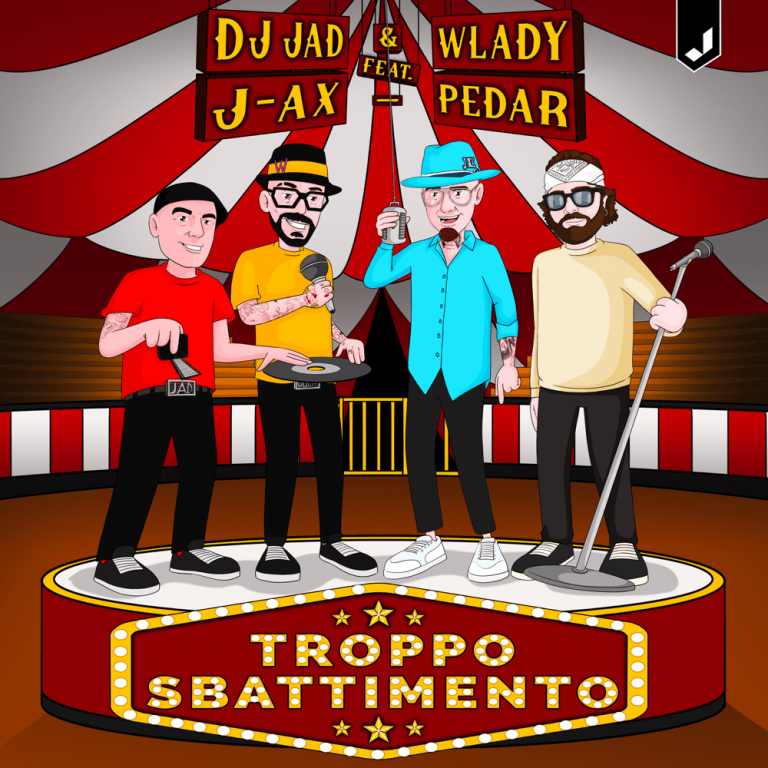 Cover della canzone 'Troppo Sbattimento' di DJ Jad, Wlady ft. J-Ax, Pedar