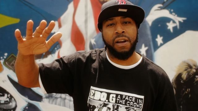 Foto di Edo. G, artista con ruolo nel rap italiano