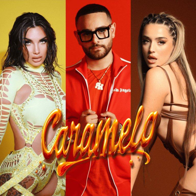 Cover della canzone 'Caramelo' di Elettra Lamborghini, Lola Indigo, Rocco Hunt
