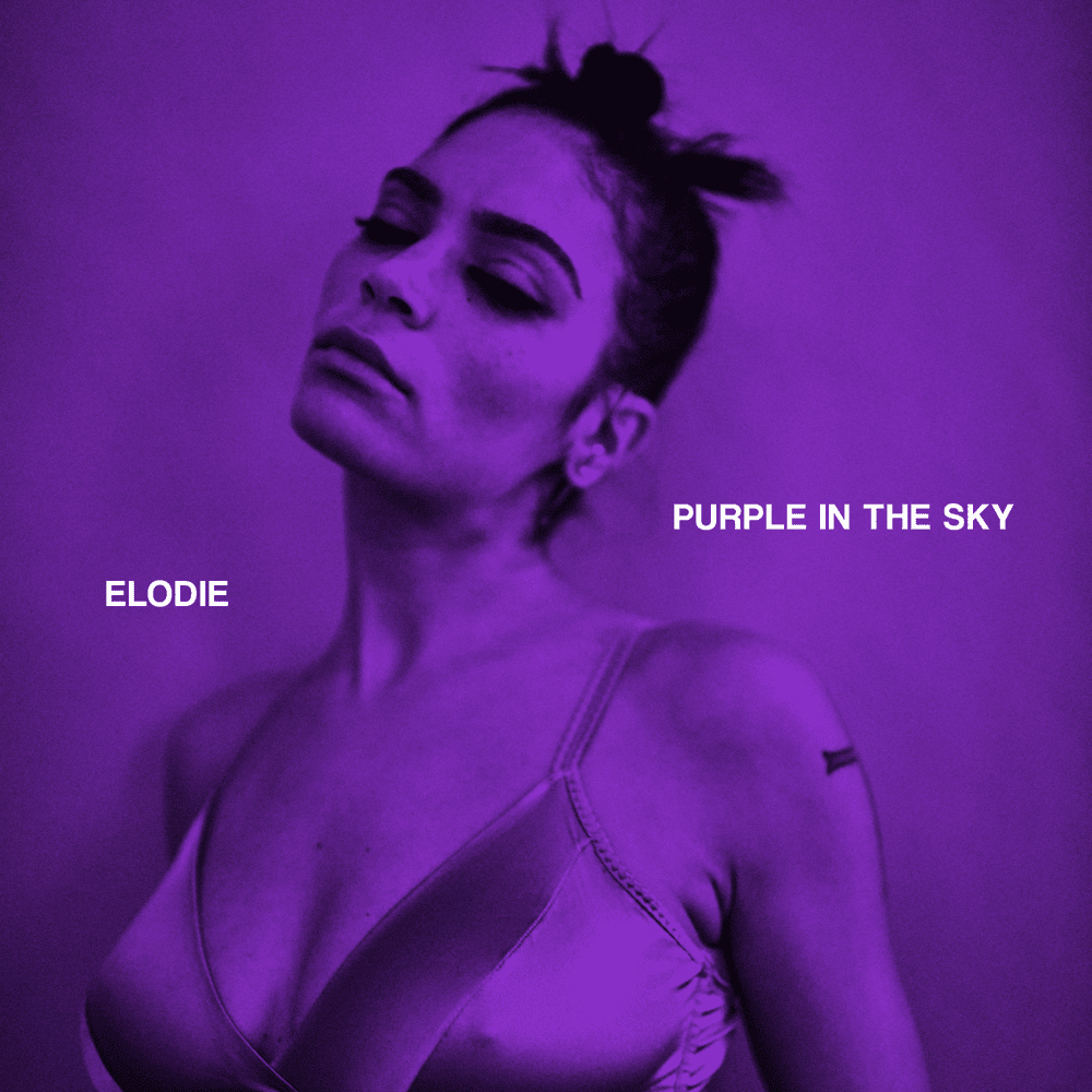 Cover della canzone 'Purple In The Sky' di Elodie