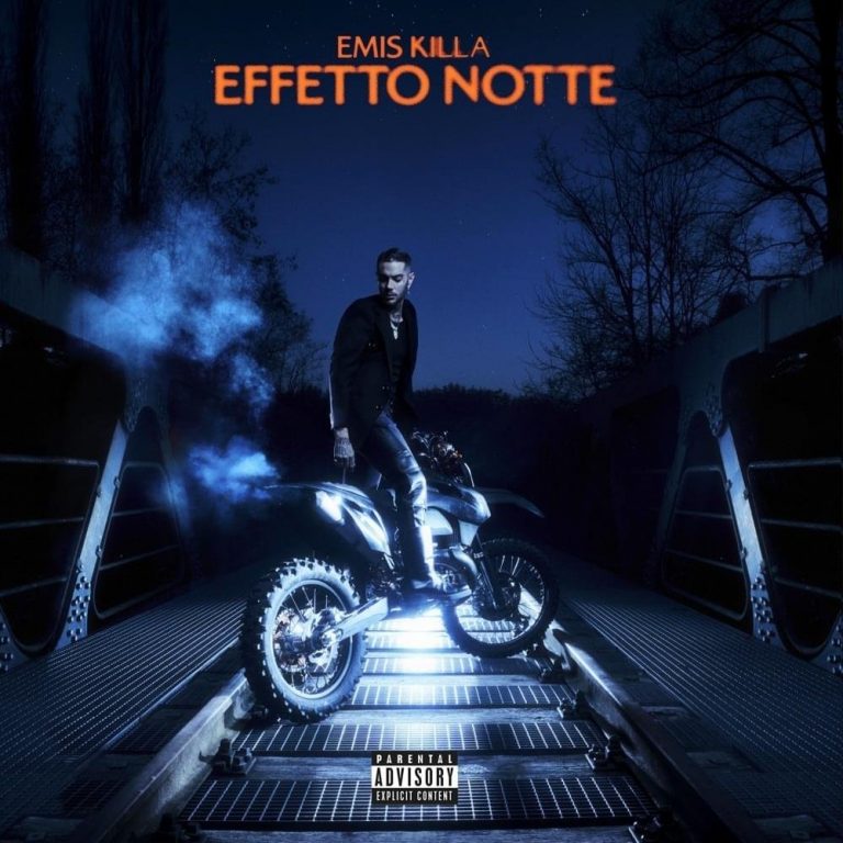 Cover dell'album 'Effetto notte' di Emis Killa