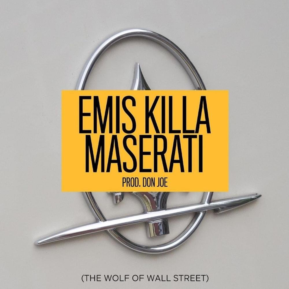 Cover della canzone 'MASERATI (the wolf of wall street)' di Emis Killa