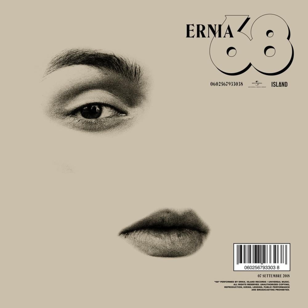 Cover dell'album '68' di Ernia