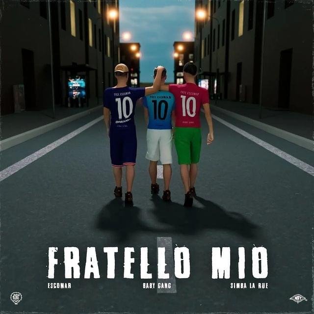 Cover della canzone 'Fratello mio' di Escomar ft. Baby Gang, Simba La Rue
