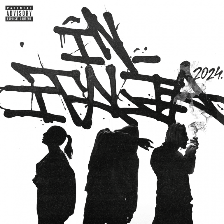 Cover della canzone 'In Italia 2024' di Fabri Fibra ft. Baby Gang, Emma