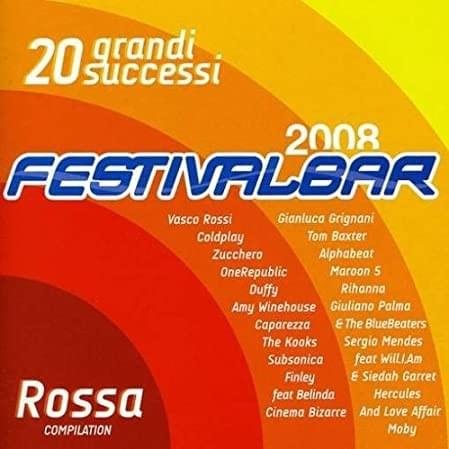 Cover dell'album 'Festivalbar 2008 - Rossa'