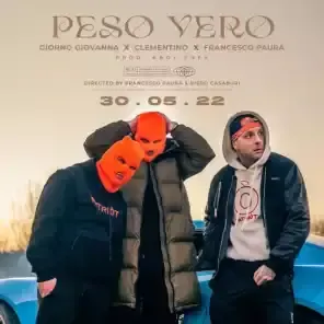 Cover della canzone 'Peso vero' di Giorno Giovanna ft. Clementino, Francesco Paura