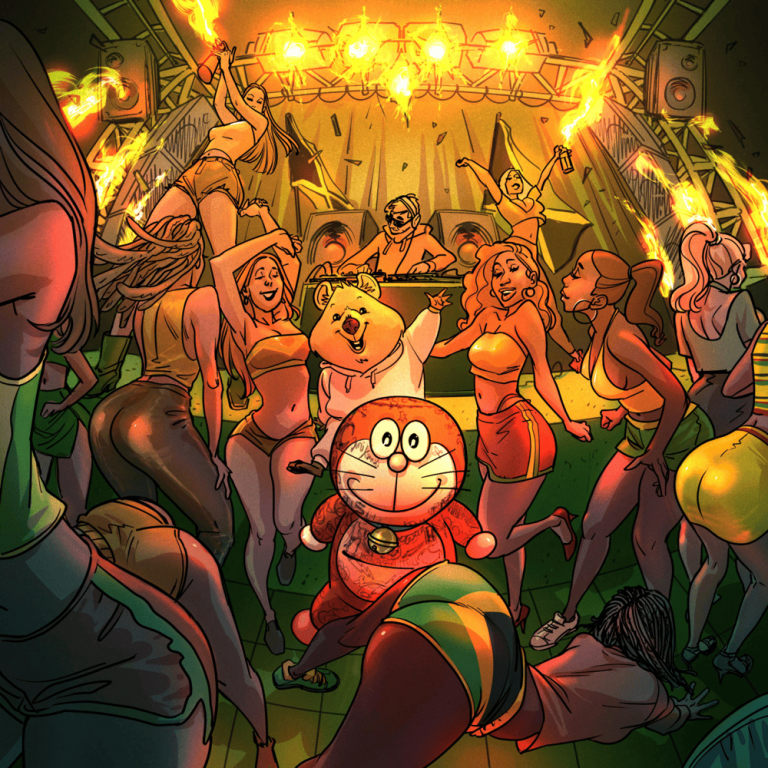 Cover della canzone 'One Shot' di Giovane Feddini, Vacca