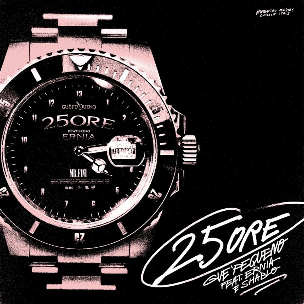 Cover della canzone '25 ore RMX' di Guè ft. Ernia