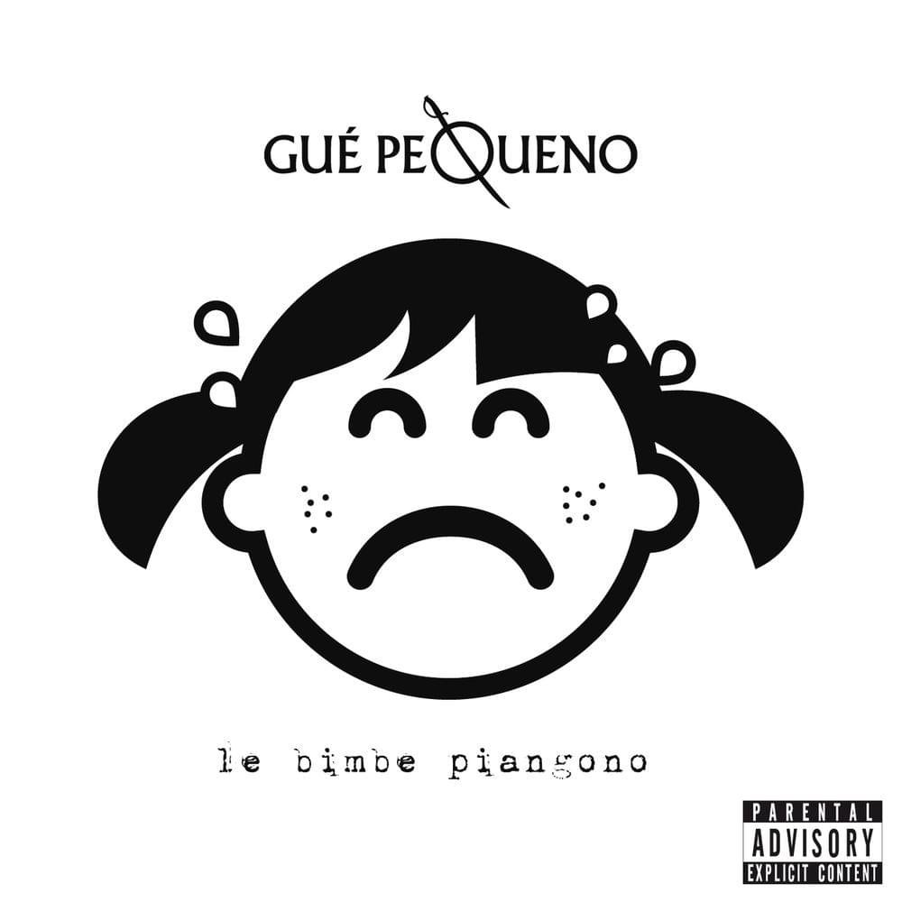 Cover della canzone 'Le bimbe piangono' di Guè