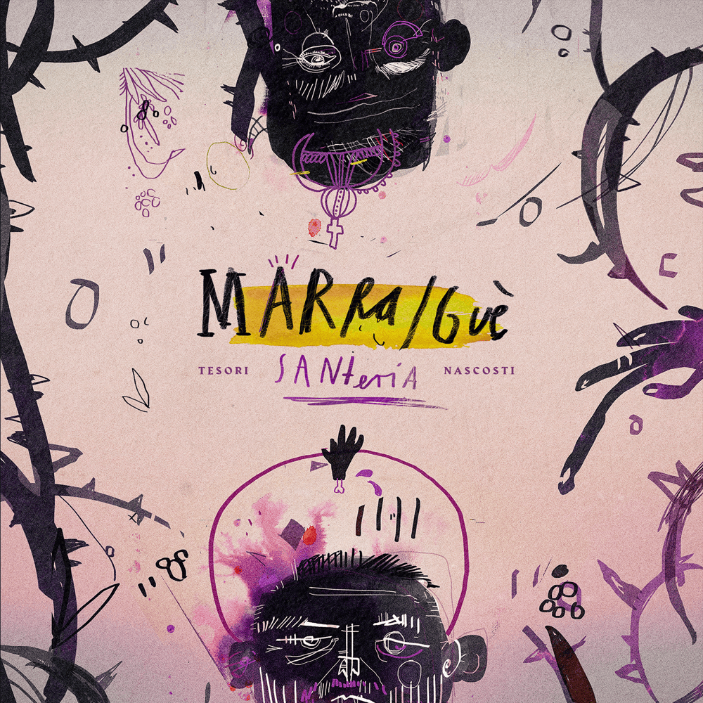 Cover dell'album 'Santeria (Voodoo Edition)' di Guè, Marracash