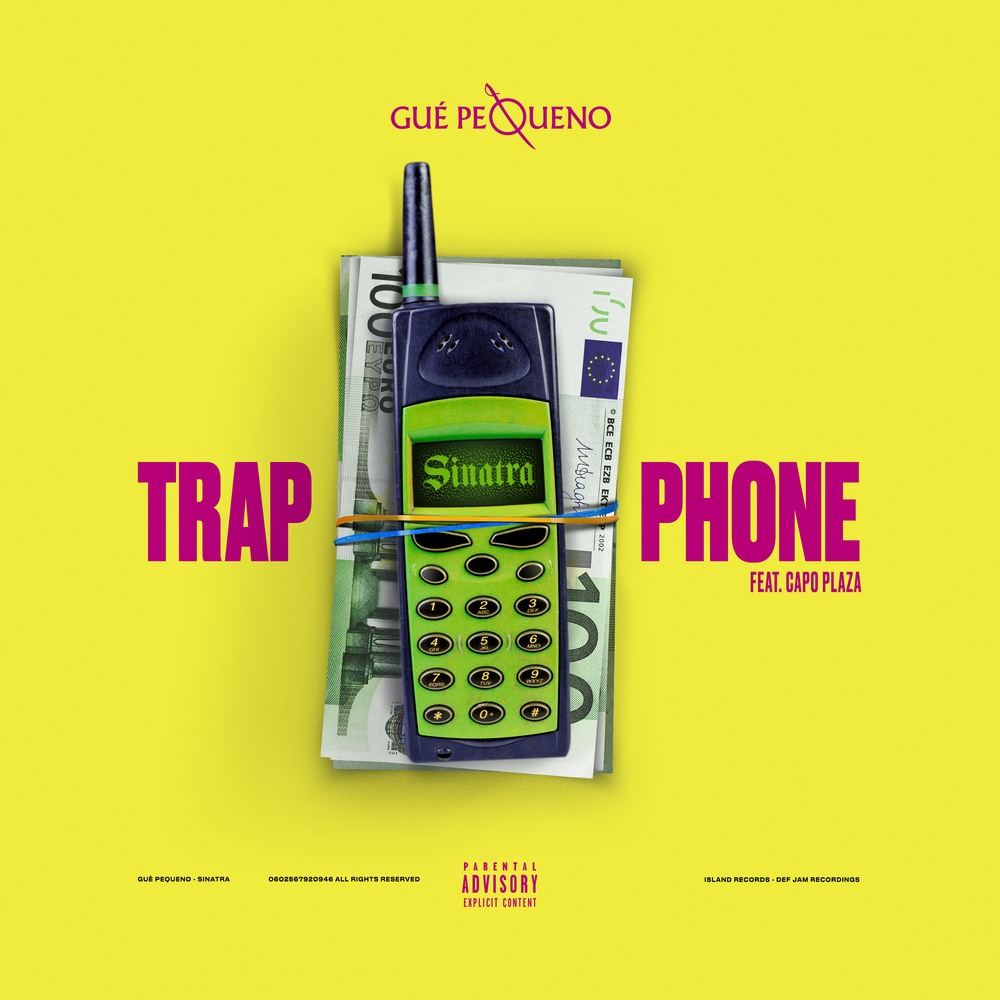 Cover della canzone 'Trap Phone' di Guè ft. Capo Plaza